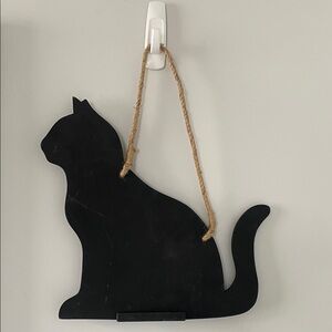 Black Cat Silhouette Hanging Decor